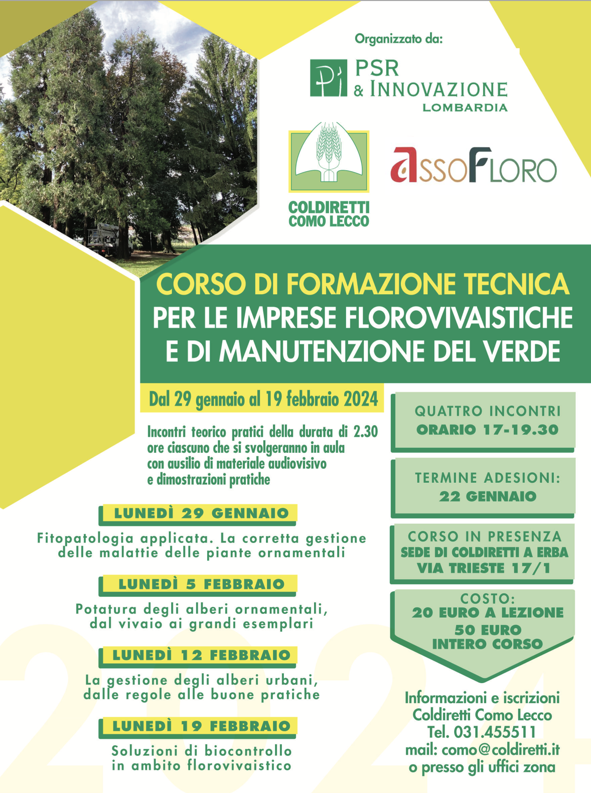 formazione tecnico pratica per aziende florovivaistiche